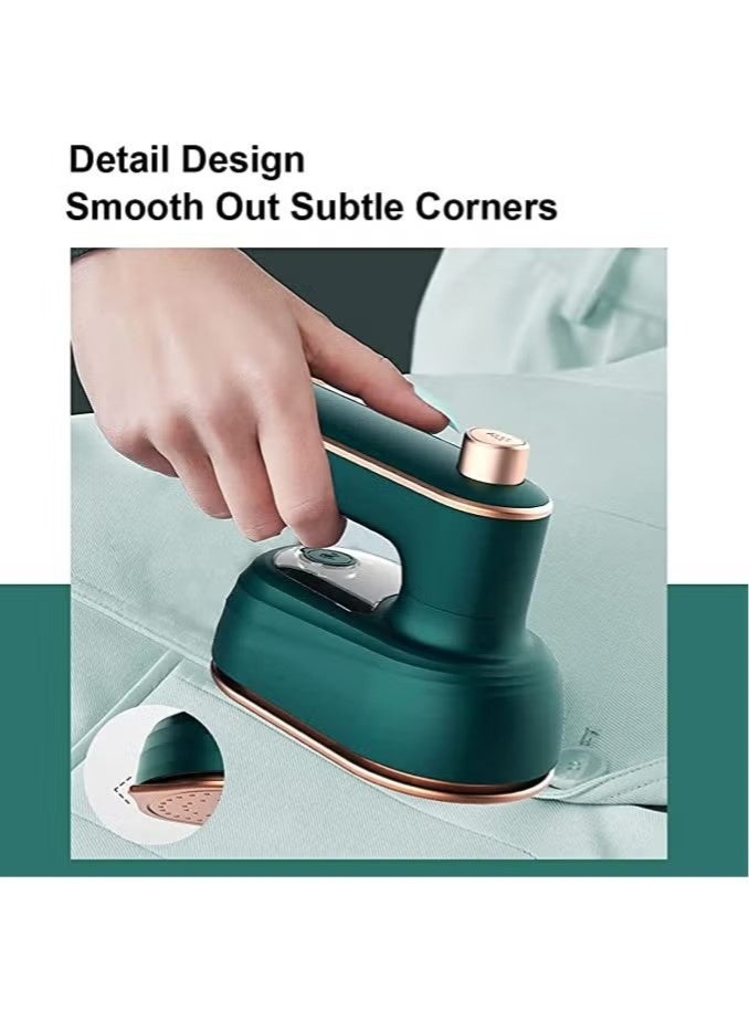 بيوينتي مكواة بخارية محمولة ومطورة، مكواة يدوية دوارة 180 درجة، مكواة سفر قابلة للطي بسعة 50 مل، مكواة بخارية مصغرة احترافية، مناسبة للملابس والأقمشة، مثالية للاستخدام المنزلي والسفر. - Image 3